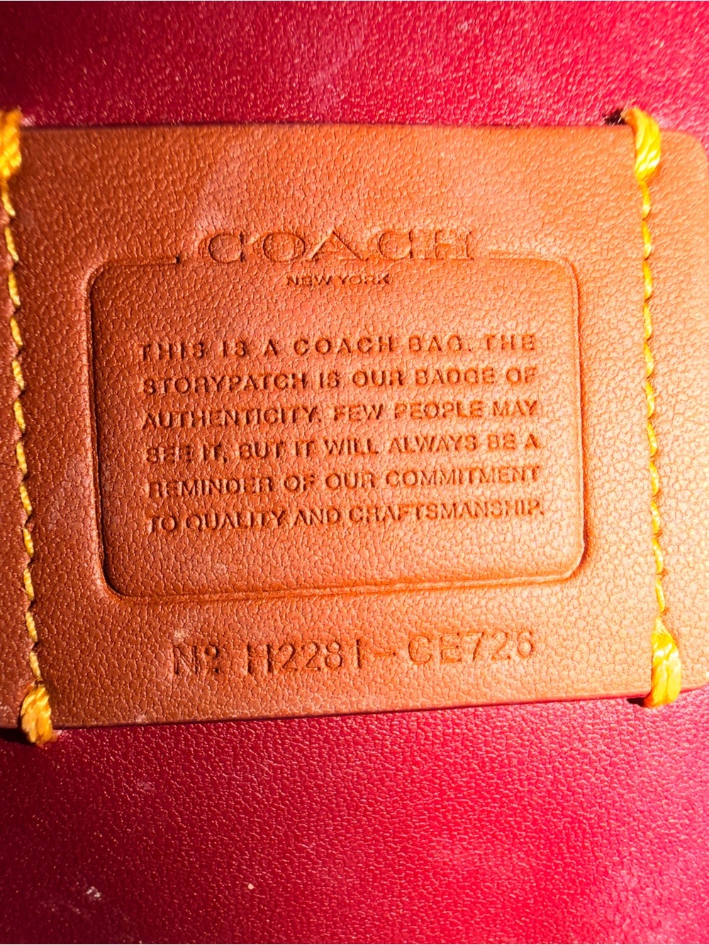 Coach Heart-Shaped Crossbody Bag in Brown and Tan - Picture 6 of 6